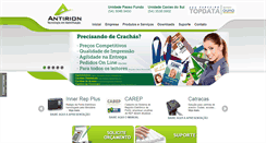 Desktop Screenshot of antirion.com.br